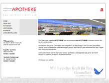 Tablet Screenshot of kapellen-apotheke-stadtpassage.de